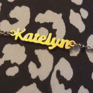 Name bracelet